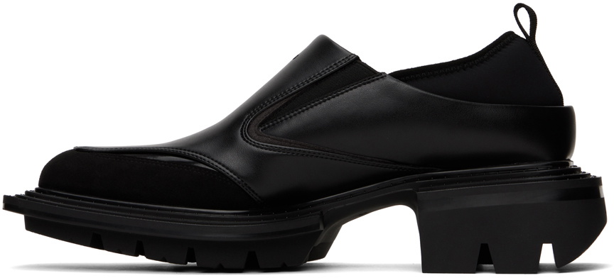untitlab Black Reel Loafers