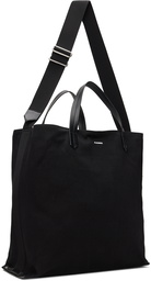 Jil Sander Black Printed Tote