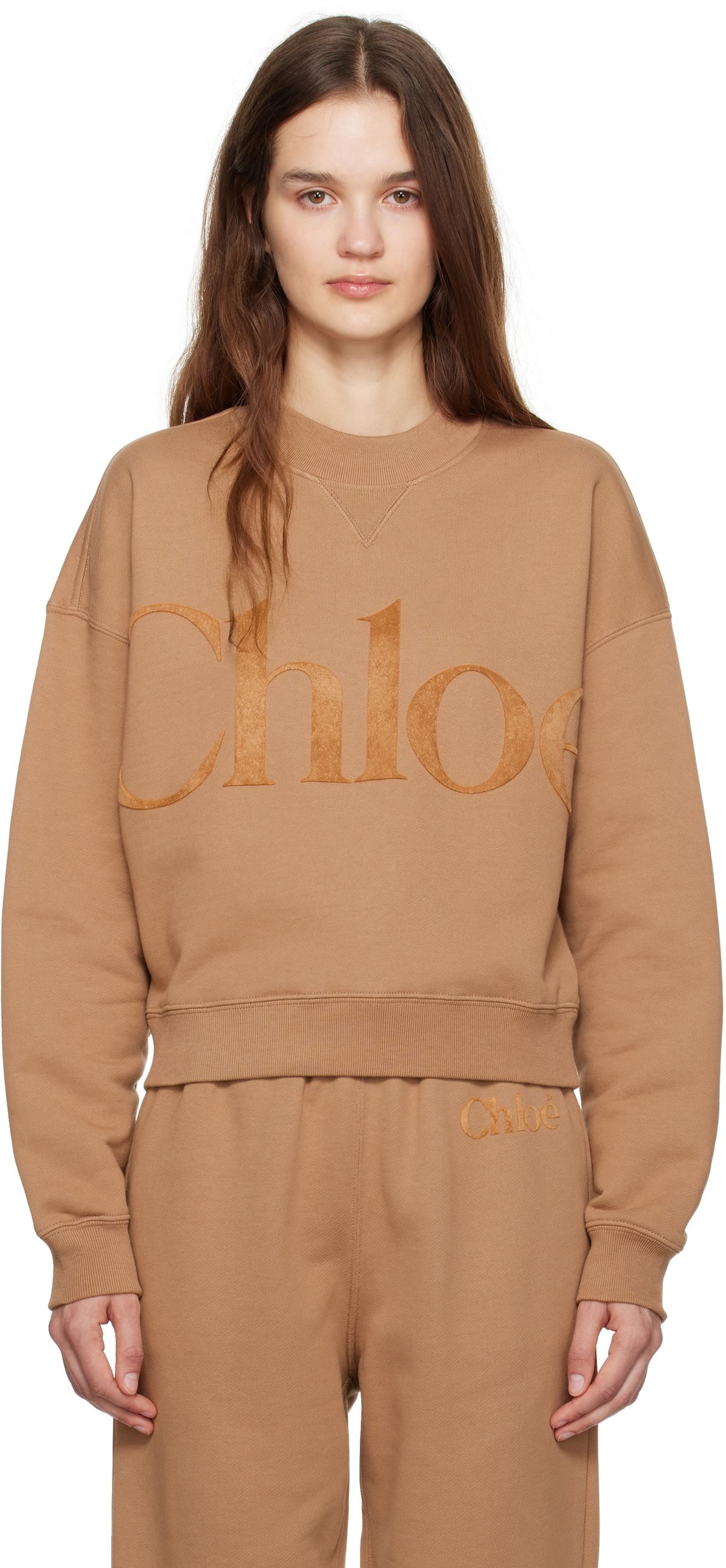 Chloé Brown Generous Sweatshirt