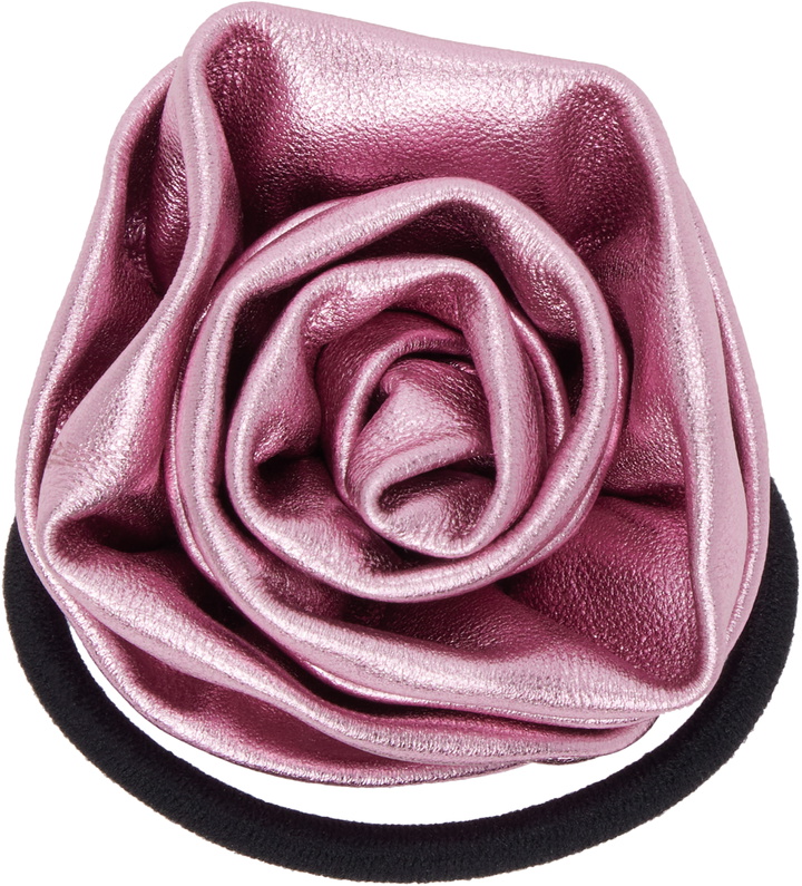 Photo: Sandy Liang Pink Rosette Hair Tie