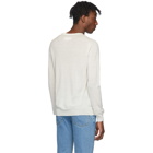 Maison Margiela White Wool Sweater