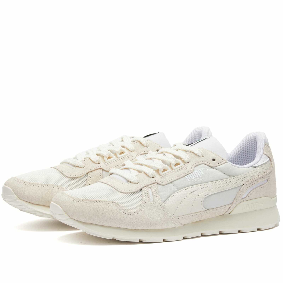Puma Men's RX 737 Sneakers in Frosted Ivory/Puma White Puma