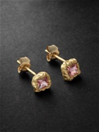 Healers Fine Jewelry - Gold Tourmaline Earrings
