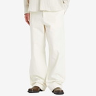 Jil Sander+ Men's Regular Fit Straight Chinos in Eggshell