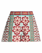 La Doublej Womens Shorts & Bermuda Shorts Brick