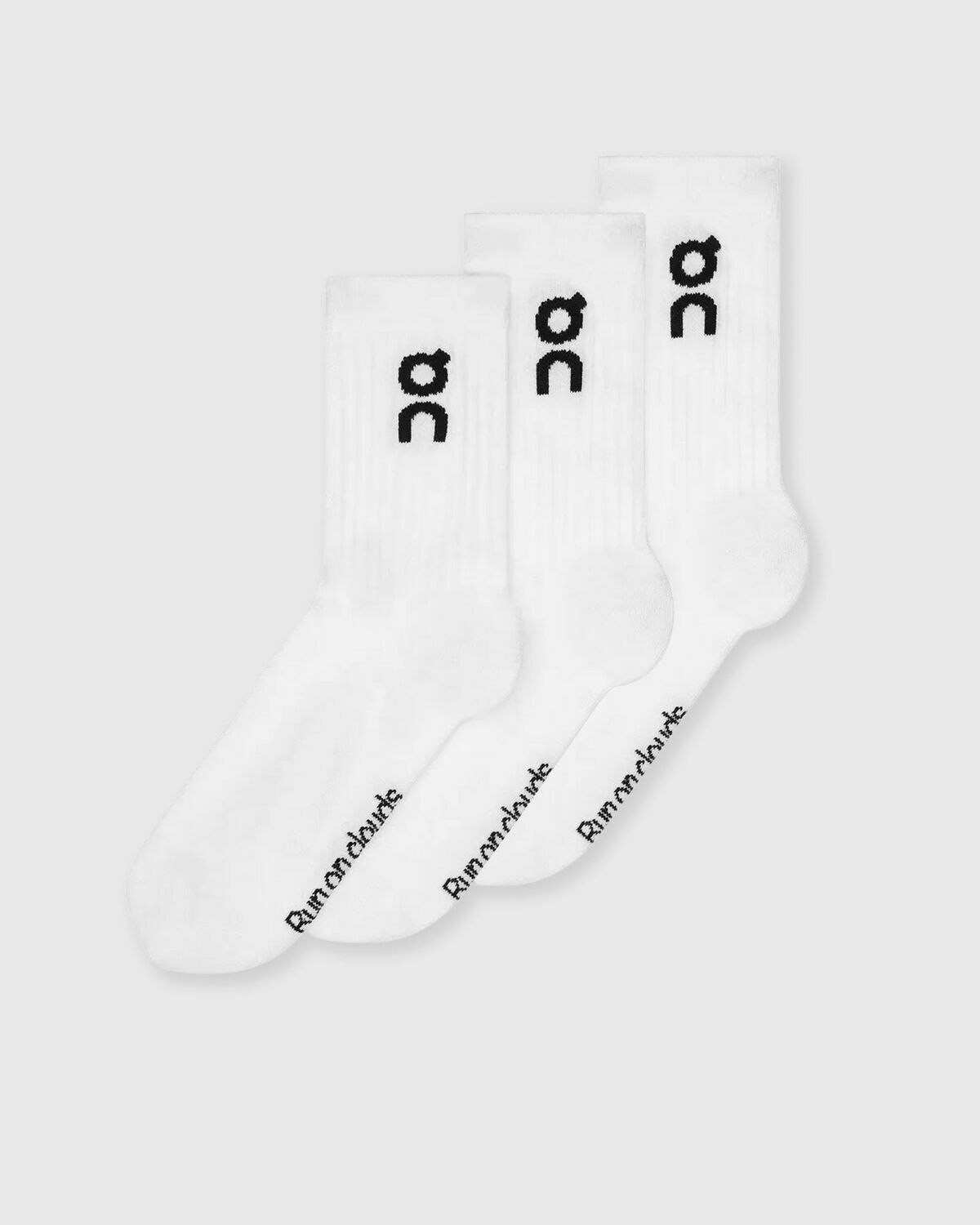 ON Logo Sock High 3P White Men