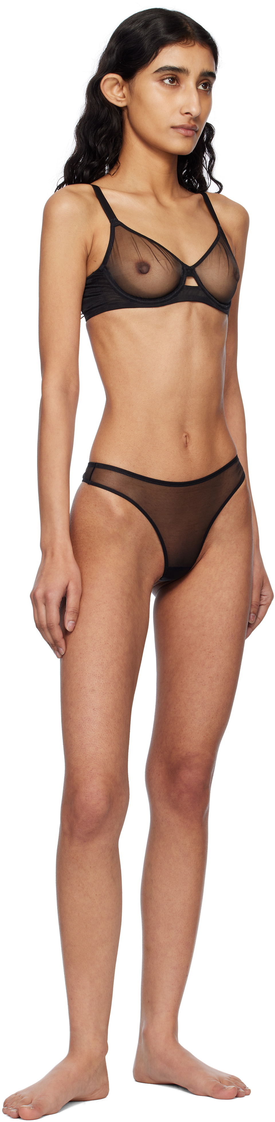 Agent Provocateur Black Lucky Thong