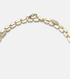 Suzanne Kalan Block-Chain 18kt gold necklace with diamonds