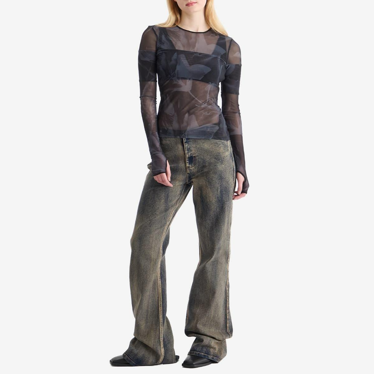 Daily Paper Women's Vintage Wash Jeans in Brown Wash