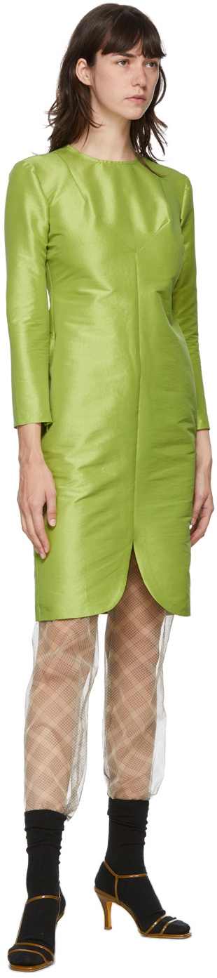 green emerald velvet dress SOL BOOT, GRIS CALF  Maryam Nassir Zadeh