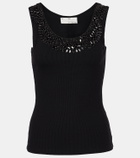 Xu Zhi Laurel embellished tank top