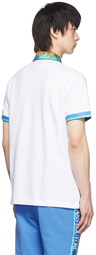 Versace Jeans Couture White Cotton Polo