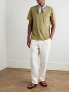 Massimo Alba - Panarea Cotton and Cashmere-Blend T-Shirt - Green