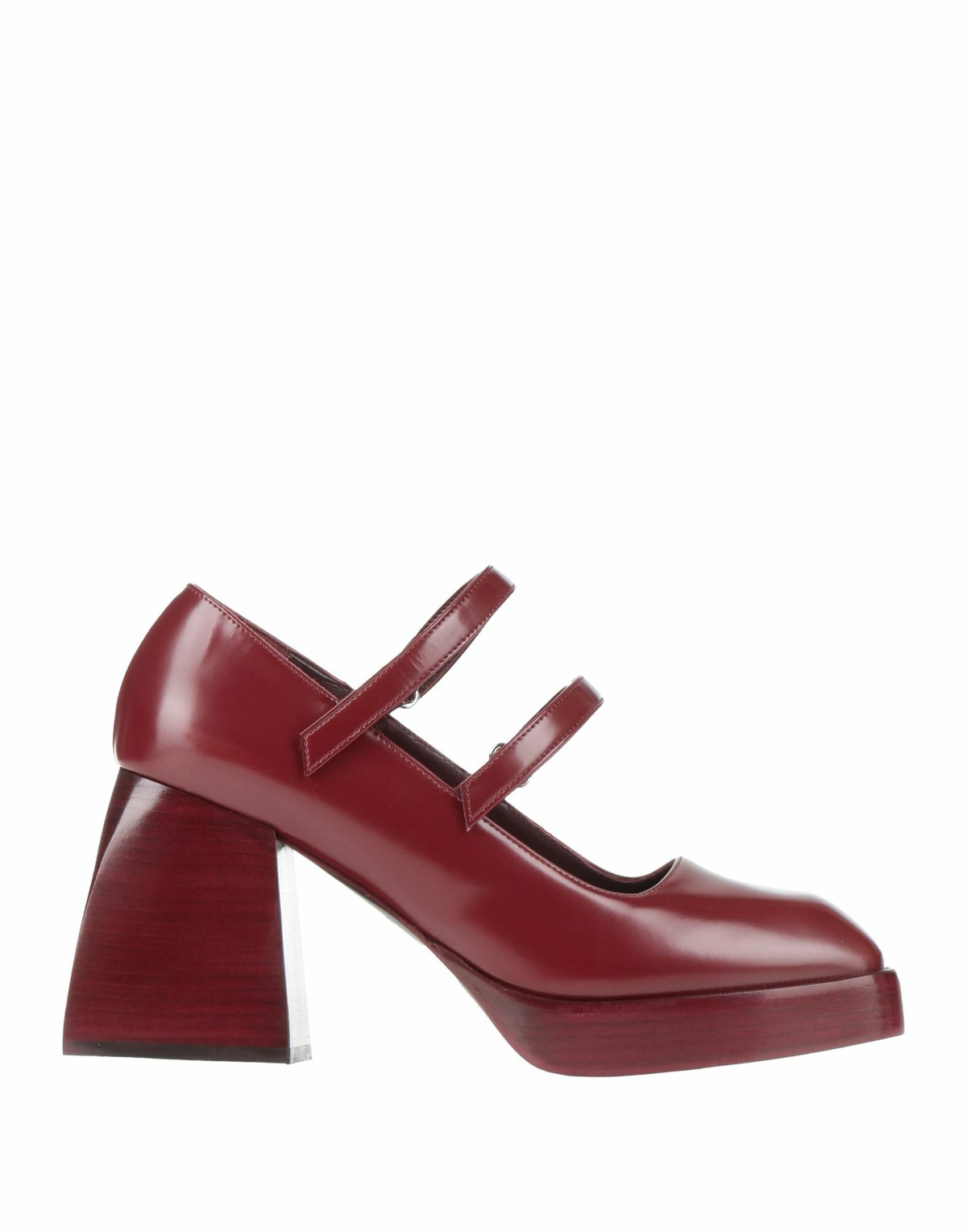 Nodaleto Womens Pumps Burgundy