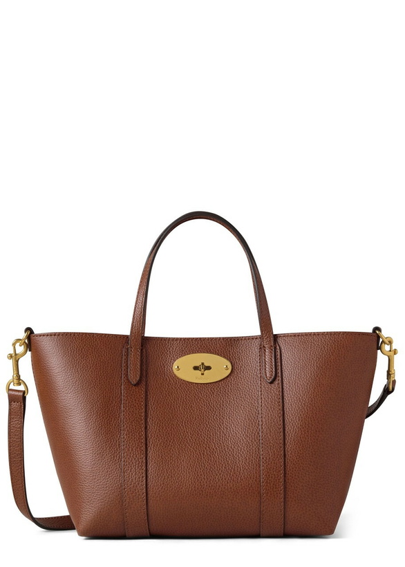 Photo: Mulberry Bayswater Mini Grained Leather Cross-body bag - Brown - One Size