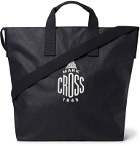 Mark Cross - Weatherbird Logo-Embroidered Coated-Canvas Tote - Blue