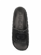 GUCCI - Gg Water Ripple Rubber Slides