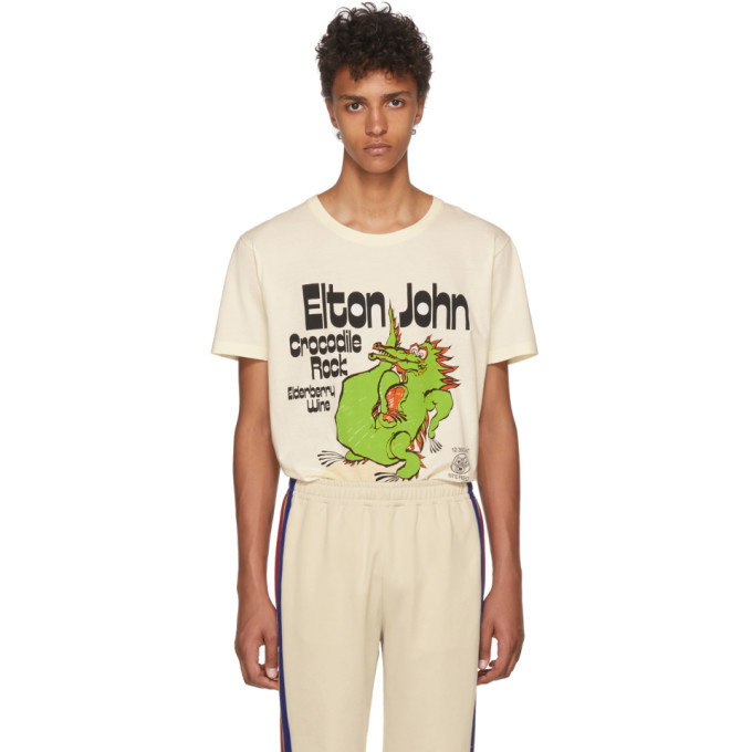 Photo: Gucci Off-White Elton John Crocodile Rock T-Shirt