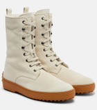 Tod's Winter Gommino suede lace-up boots