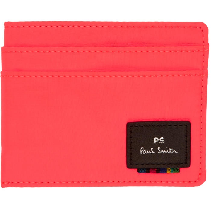Photo: PS by Paul Smith Pink Simple Card Holder 