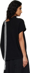 Y-3 Black Knit T-shirt