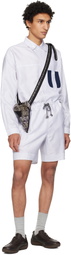 Kiko Kostadinov White Veca Panelled Shirt