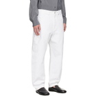 LEMAIRE White Twisted Workwear Jeans