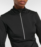 Jet Set Ginger Halfzip slim top