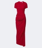 Erdem Draped jersey maxi dress