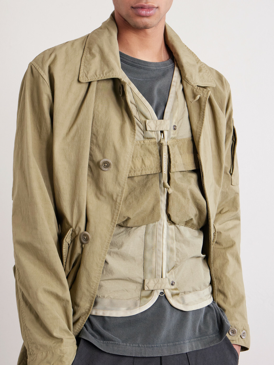 C.P. Company - Fishtail Twill Parka - Green
