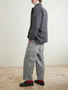 WTAPS - Straight-Leg Cotton-Blend Twill Trousers - Gray