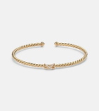 David Yurman Cablespira® Flex X Micro 18kt gold (750/1000) bracelet with diamonds