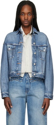 rag & bone Blue Miramar Trucker Jacket
