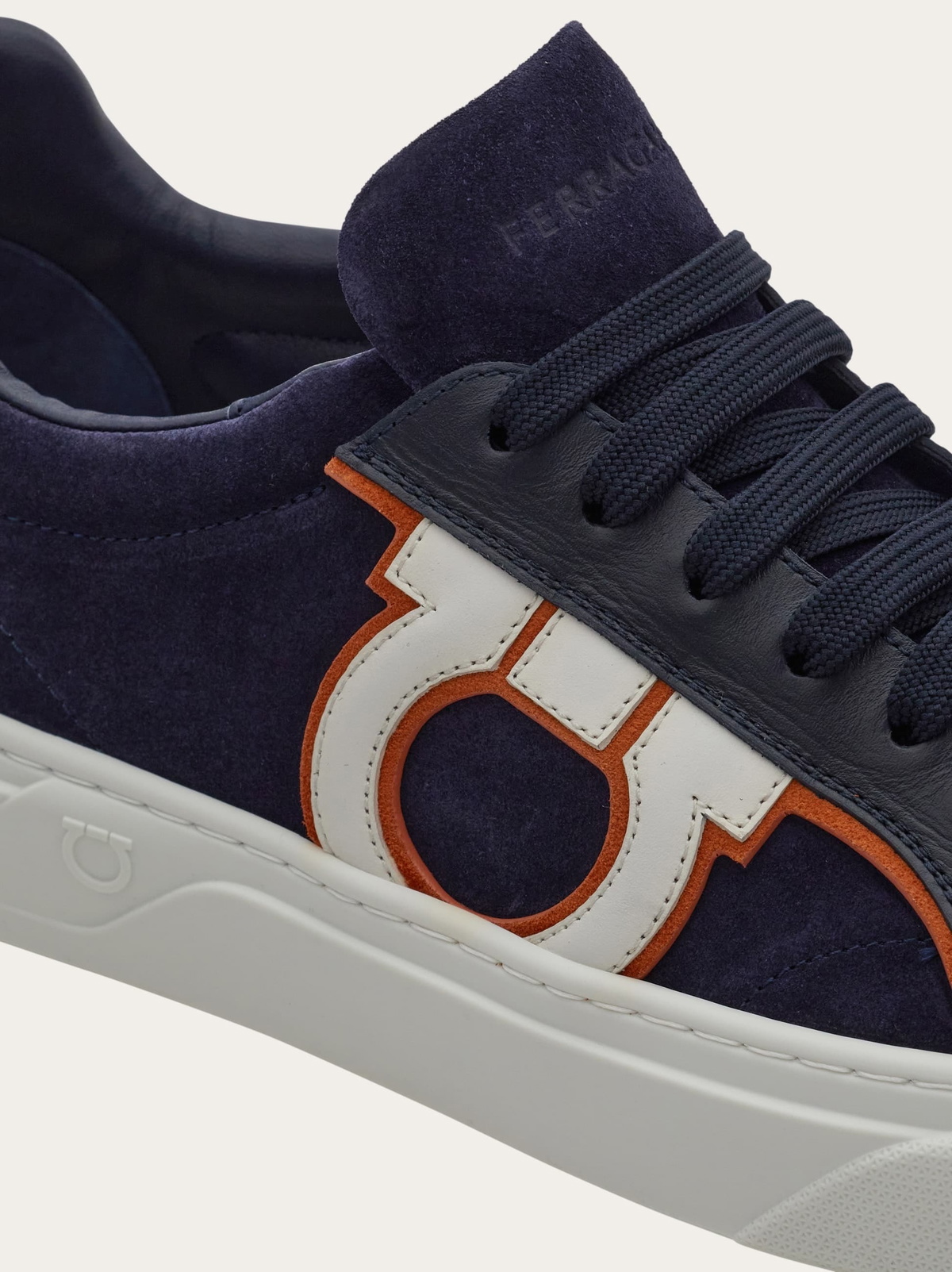 Ferragamo Mens Gancini sneaker in Blue