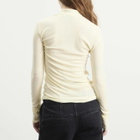 Entire Studios Women's Long Sleeve Polo in Limone