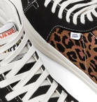 Vans - UA OG Style 38 NS LX Leopard-Print Canvas and Suede High-Top Sneakers - Black