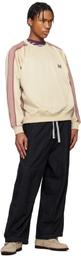 NEEDLES Off-White Track Crew Neck Sweatshirt