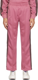 NEEDLES Pink Drawstring Track Pants