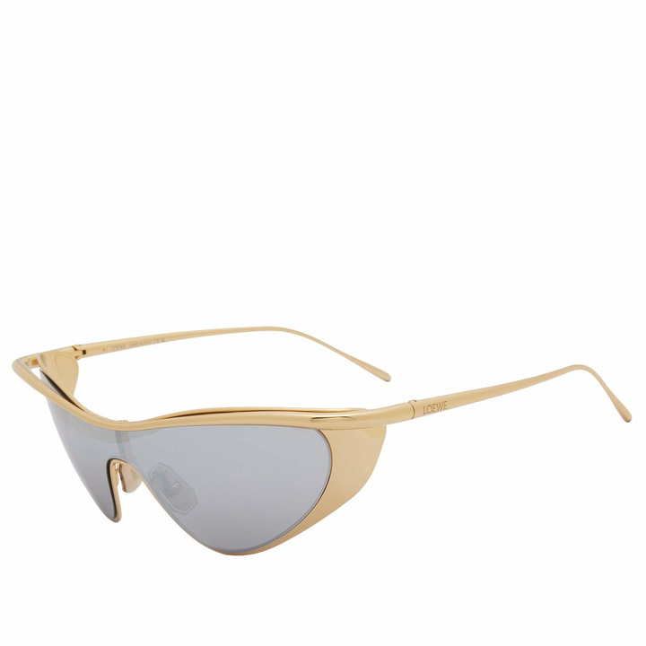 Photo: Loewe Eyewear Metal Sunglasses in Yellow 