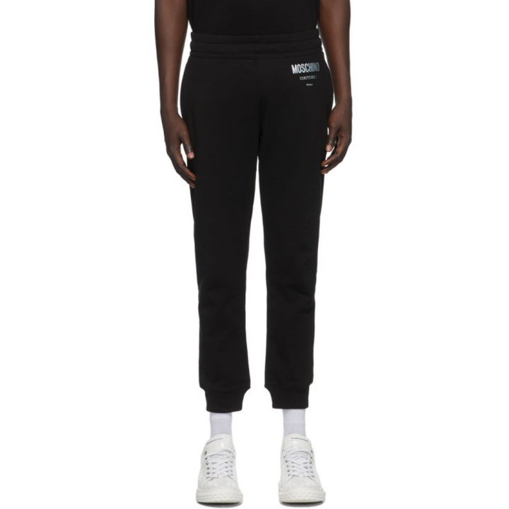 Photo: Moschino Black and Silver Couture Lounge Pants