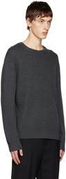 Theory Gray Lamar Sweater