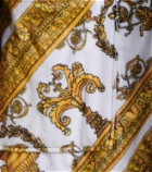 Versace Home Barocco printed cotton bathrobe
