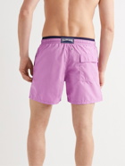 VILEBREQUIN - Moka Embroidered Mid-Length Swim Shorts - Pink