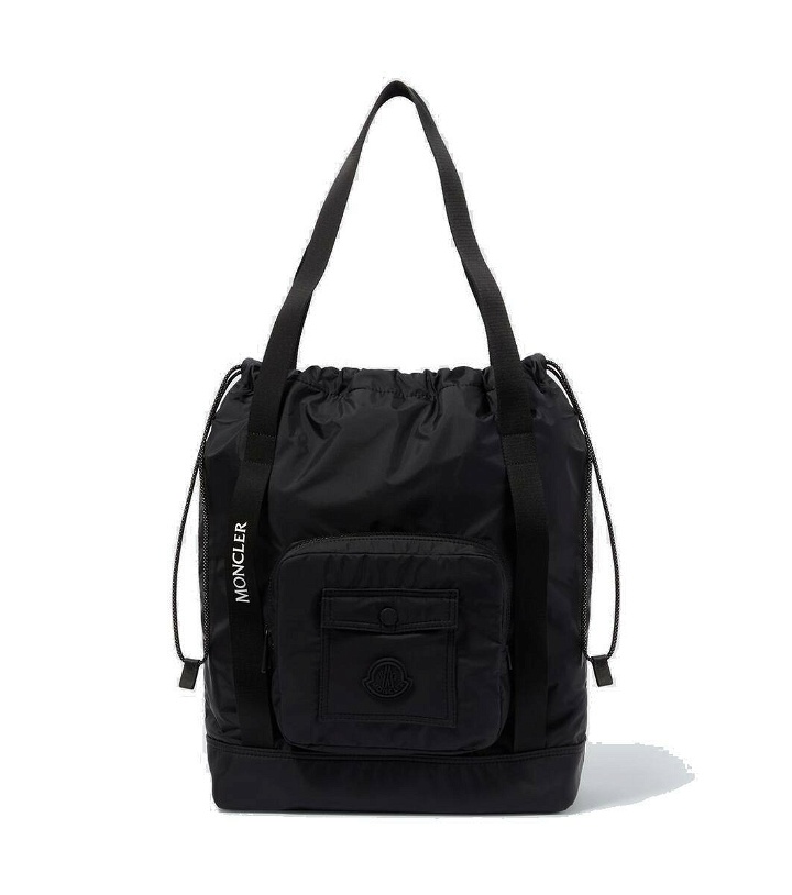 Photo: Moncler Makaio leather-trimmed tote bag
