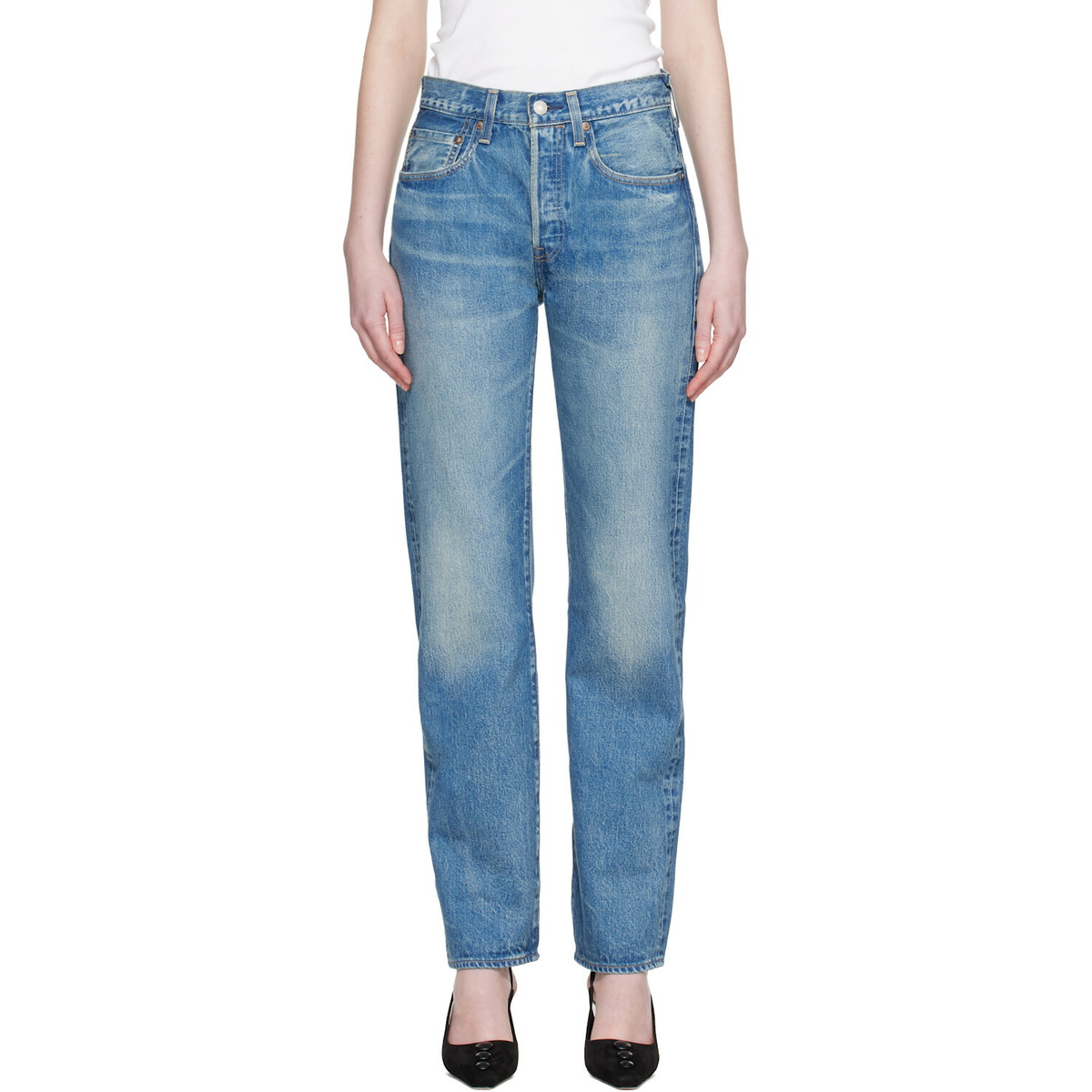 Levi's Blue '70s 501 Jeans