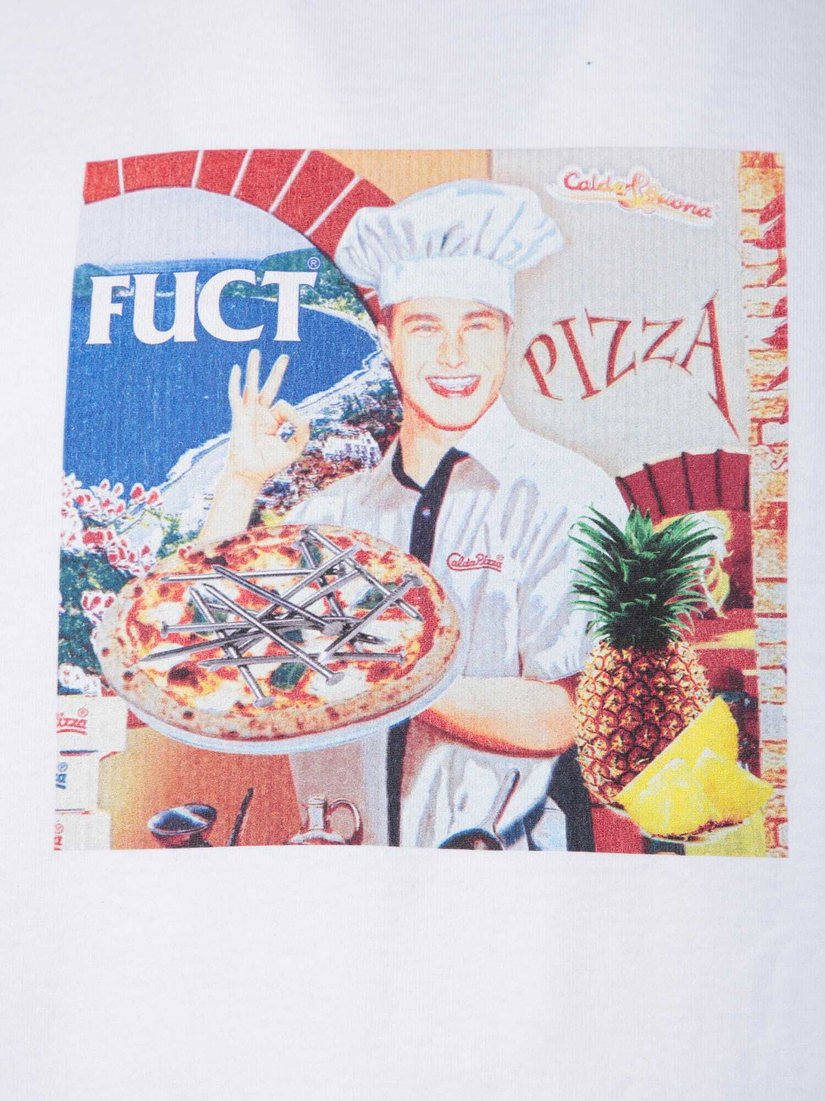 Fuct Pizza White T-shirt