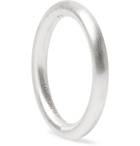 Le Gramme - Le 5 Brushed Sterling Silver Ring - Men - Silver