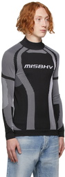 MISBHV Black & White Active Classic Long Sleeve Top