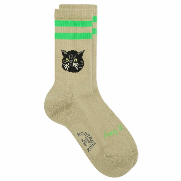 Photo: Rostersox Cat Socks in Green