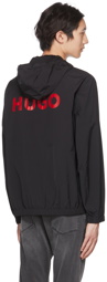 Hugo Black Water-Repellent Jacket